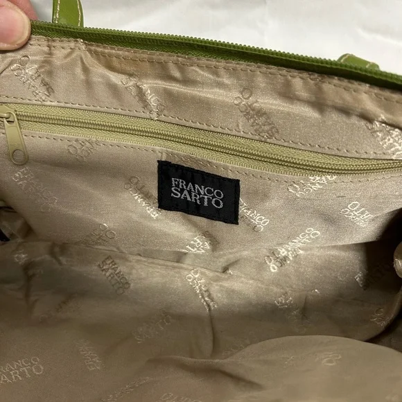 Franco Sarto Green Leather Handbag - Picture 8 of 8